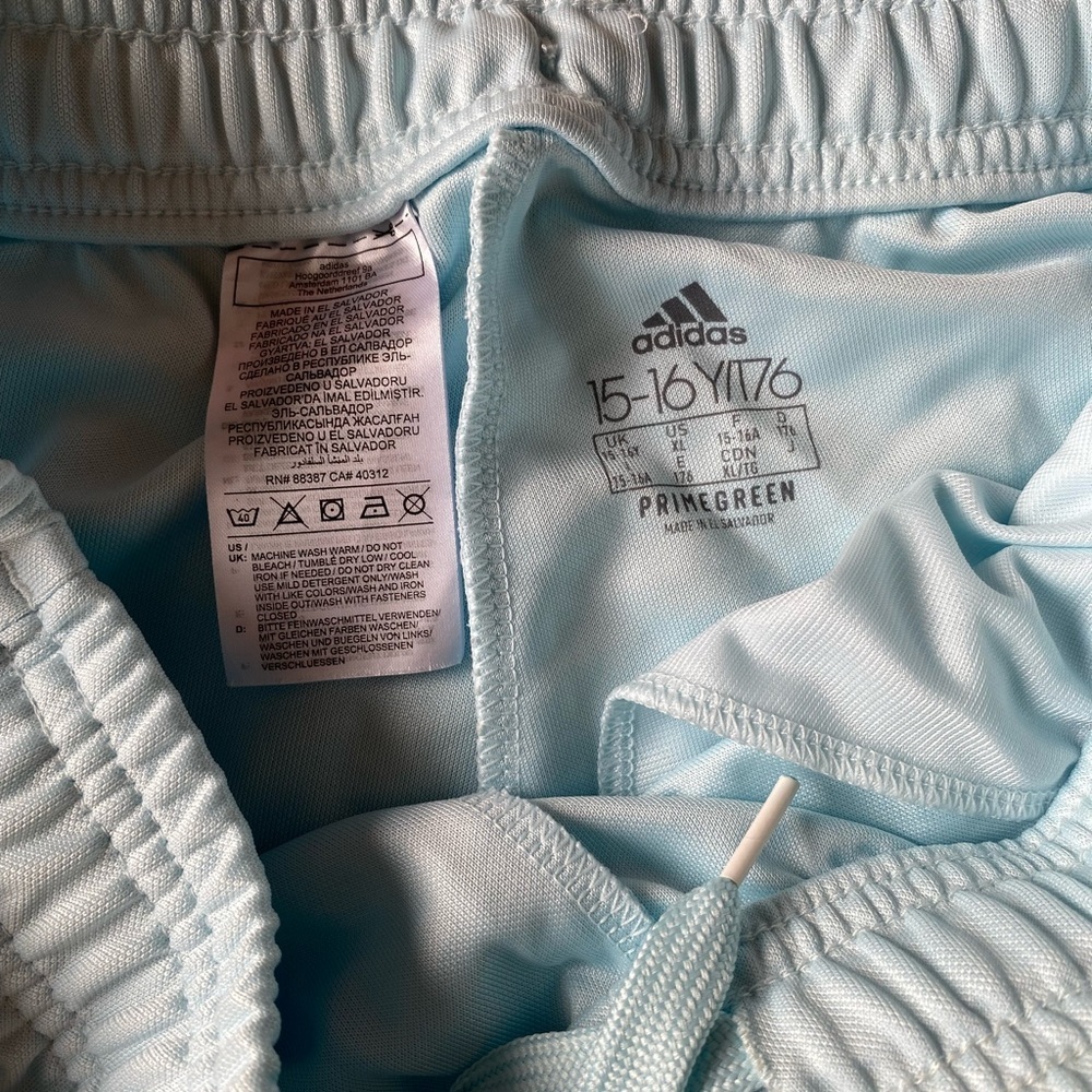 Adidas Kids Tiro Sky Blue Joggers/ Track Pants - Picture 5 of 8